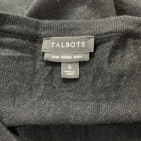 Talbots Merino Wool Jeweled‎ Neck Sweater - Picture 7 of 7